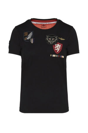 Tee-shirt noir Aeronautica Militare