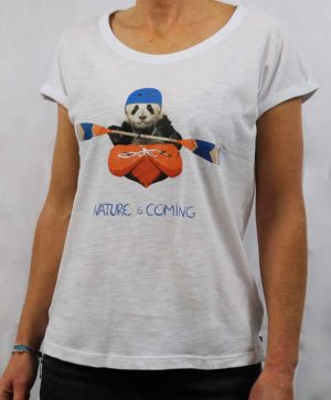 Tee-shirt canoe Nature is coming