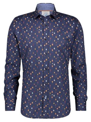 Chemise Sport Navy A Fish Named Fred