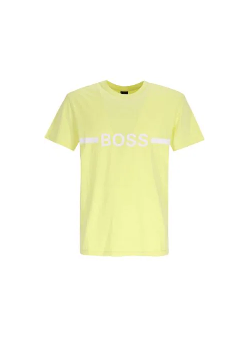 T-shirt jaune Hugo Boss