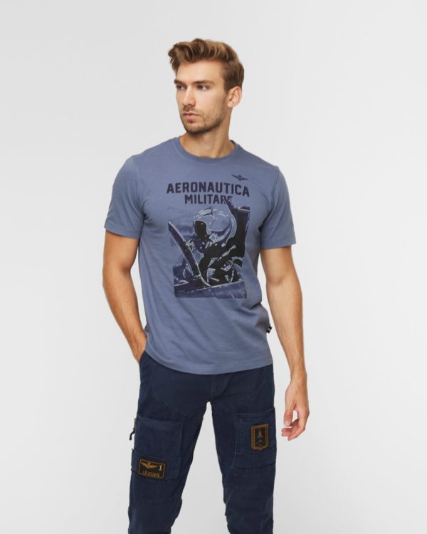 T-shirt bleu aeronautica militare