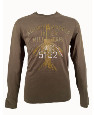 T-shirt à manches longues Aeronautica Militare