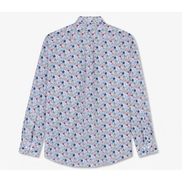 Chemise Pima fleuri Eden Park