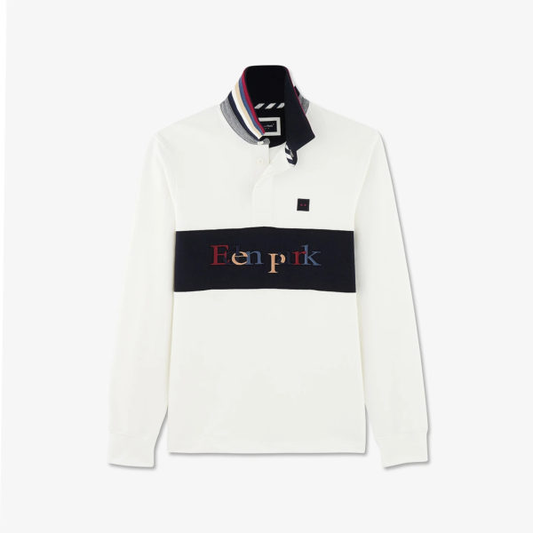 Polo de rugby blanc Eden Park
