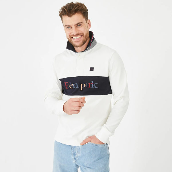 Polo de rugby blanc Eden Park