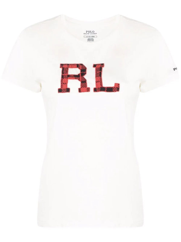 Tee-shirt blanc Ralph Lauren
