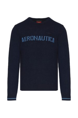 Pull en laine avec logo Aeronautica Militare
