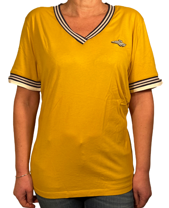 Tee-shirt jaune Aeronautica Militare