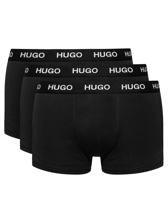 Boxers noir Trunk lot de 3 Hugo Boss