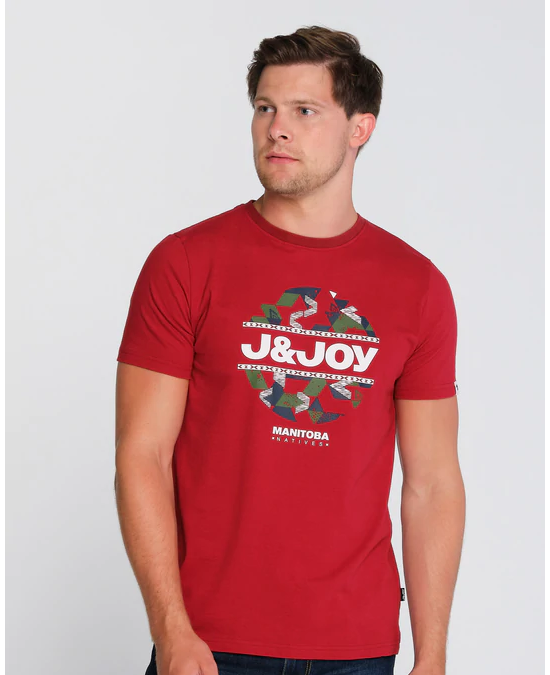 Tee-shirt manitoba rouge Jn Joy