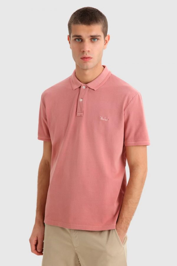 Polo Mackinack rose Woolrich