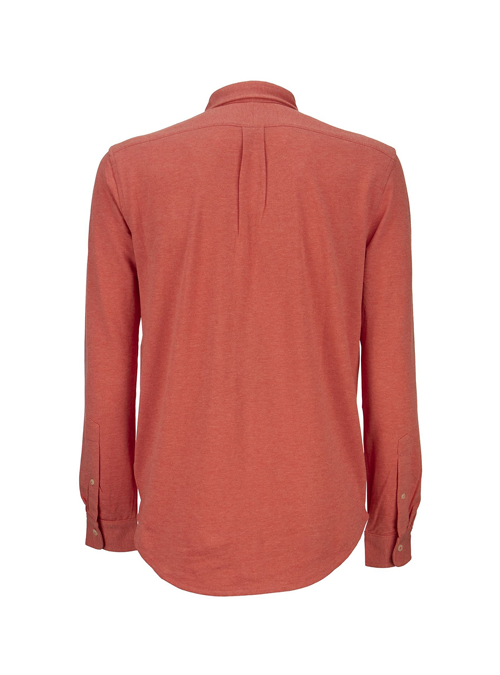 Chemise rouge légère en coton piqué Ralph Lauren