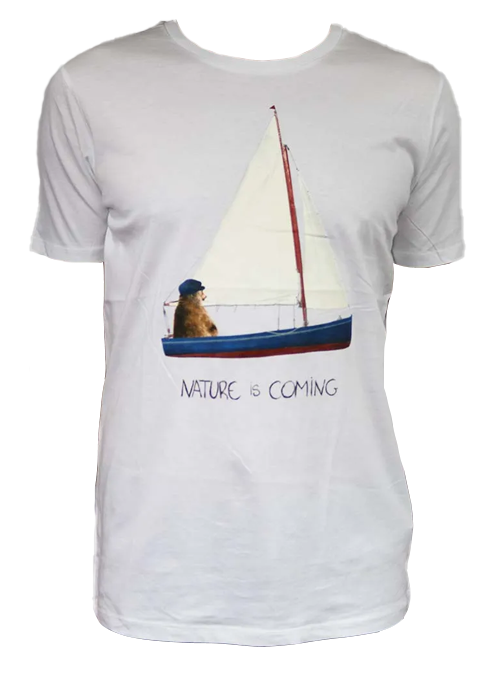 Tee-shirt Sailing Bear Nature Is Coming