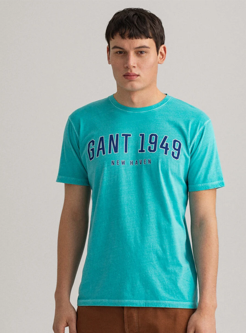T-shirt bleu 1949 Gant
