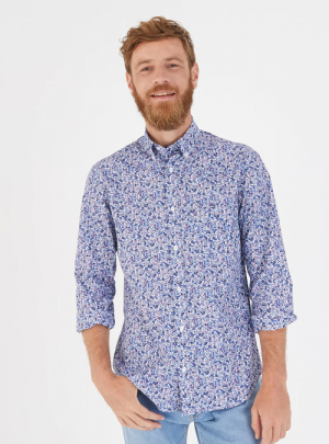 Chemise à motif fleuri Eden Park