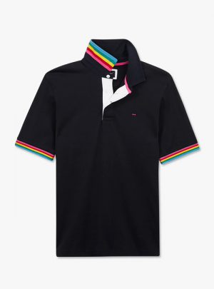 Polo en jersey à détails colorés Eden Park