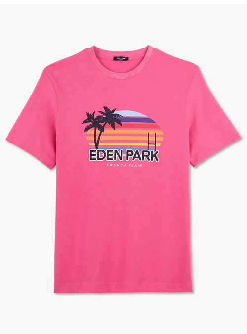 Tee-shirt rose French Flair Eden Park