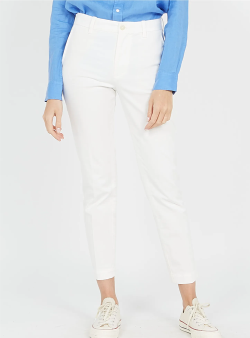 Pantalon droit blanc Ralph Lauren