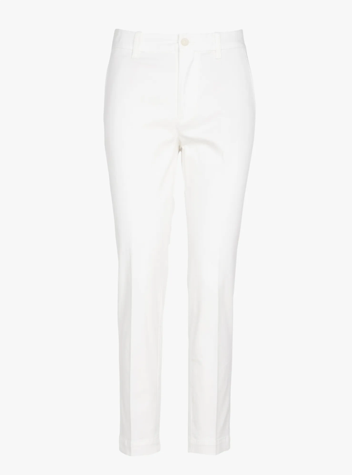 Pantalon droit blanc Ralph Lauren