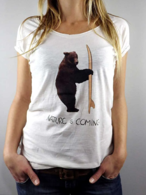 Tee-shirt Nature Is Coming – Teddy Surfer