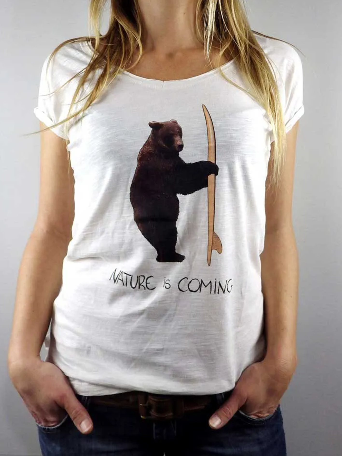 Tee-shirt Nature Is Coming – Teddy Surfer