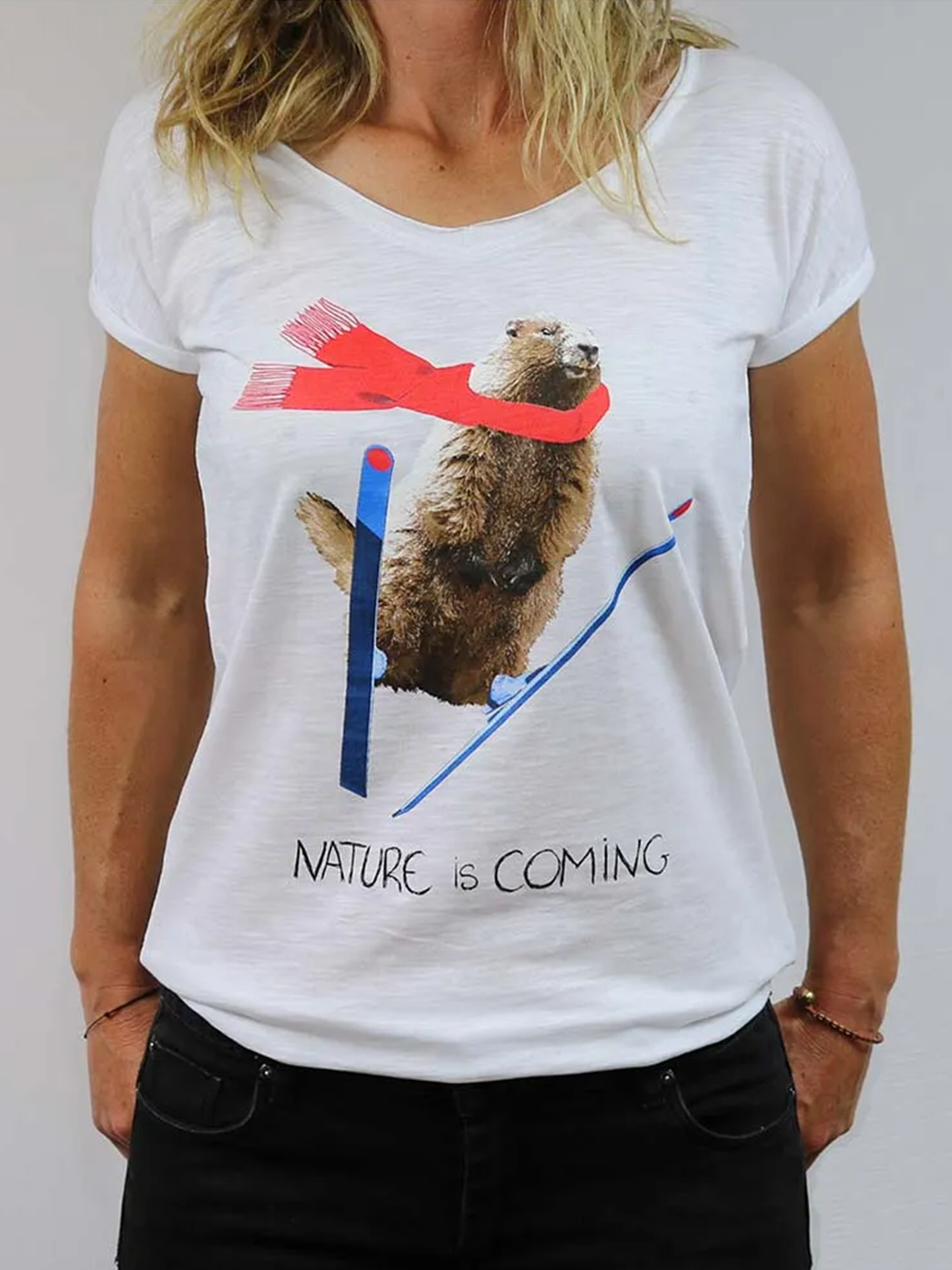 Tee-shirt Nature Is Coming – Flying Marmotte