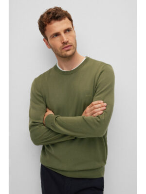 PULL EN LAINE BOSS 377 OPEN GREEN – Hugo Boss
