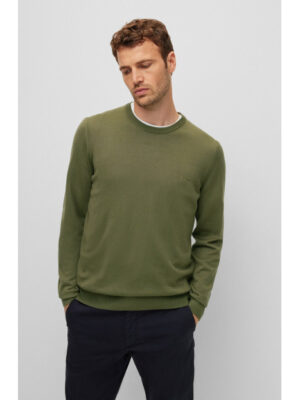 PULL EN LAINE BOSS 377 OPEN GREEN – Hugo Boss