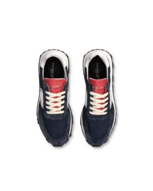 Baskets Running Tour Homme Bleu et Blanc – Philippe Model