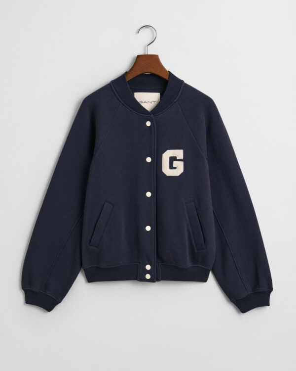 Veste Varsity de GANT en jersey G Badge Vue ceintre