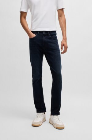 Delaware Jean Slim en denim bleu-noir – HUGOBOSS