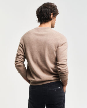 Pull col V en laine d’agneau ultrafine – GANT