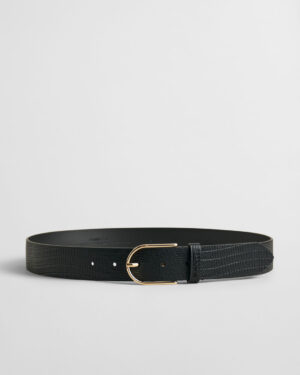 Ceinture en cuir à motif lézard – GANT