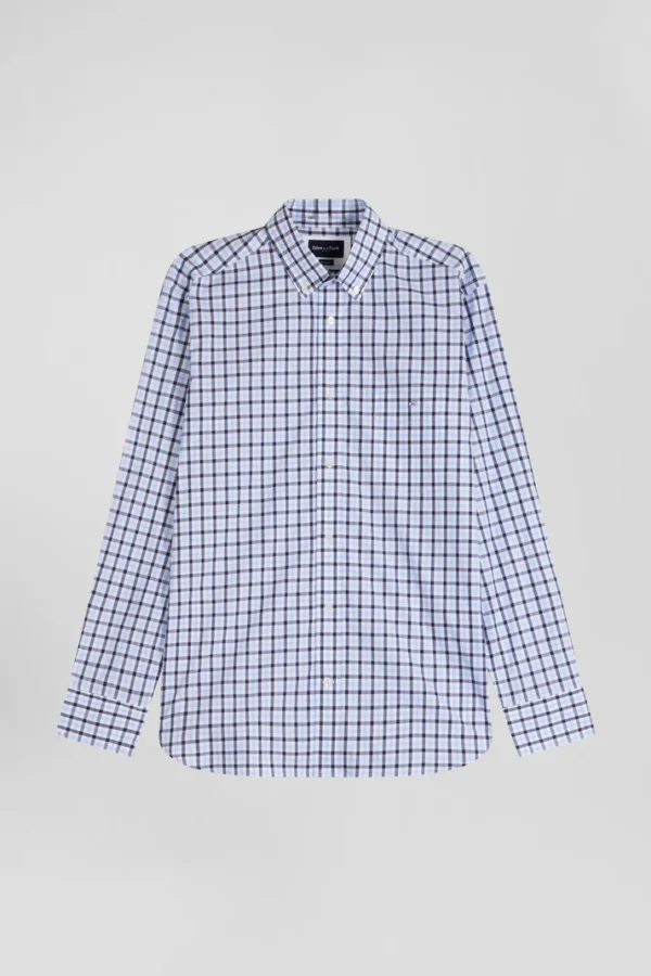 chemise bleu edenpark ceintre