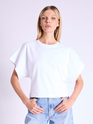 T-shirt EDENA | T-shirt blanc style kimono – Berenice