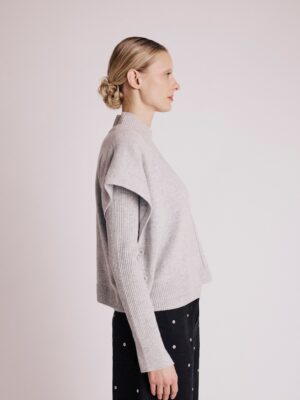 Ensemble pull ANATOLE | Ensemble de pulls courts séparables gris – BERENICE