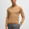 pull col roule boss beige