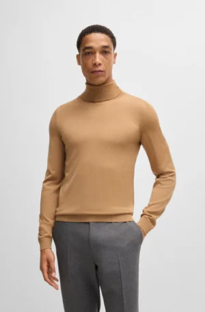 Pull à col roulé Slim Fit – Hugo Boss