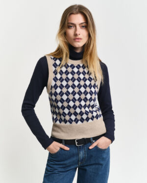 Pull sans manches ras du cou – GANT