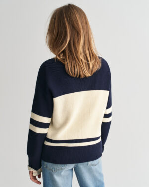 Pull col V en coton Varsity – GANT