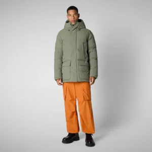 Parka capuche Quinlan swamp green – Save the duck