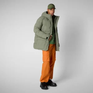 Parka capuche Quinlan swamp green – Save the duck