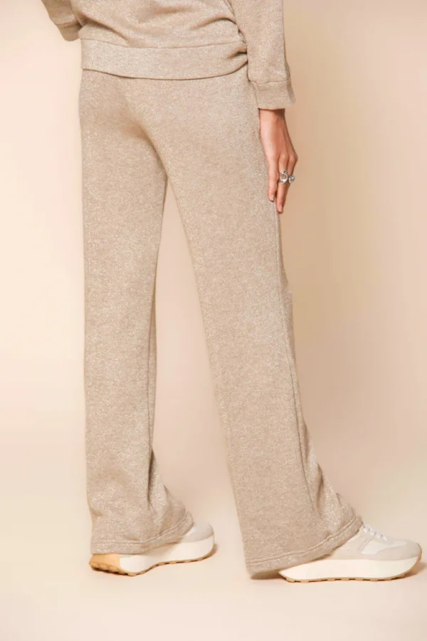 Pantalon sport femme beige arriere MASONS