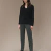 Tricot col V femme RRD - mannequin 2