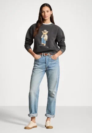 SWEAT RALPH LAUREN POLO BEAR NOIR