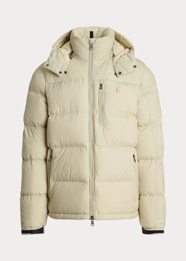 Doudoune beige Ralph Lauren ceintre