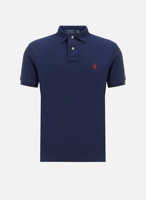 Polo navy homme Ralph Lauren ceintre