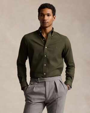 Chemise ajustée Performance en sergé – Ralph Lauren