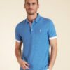 Polo-bleu-avant-Guinement-vicomte