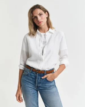 Chemise coupe regular en lin – Gant
